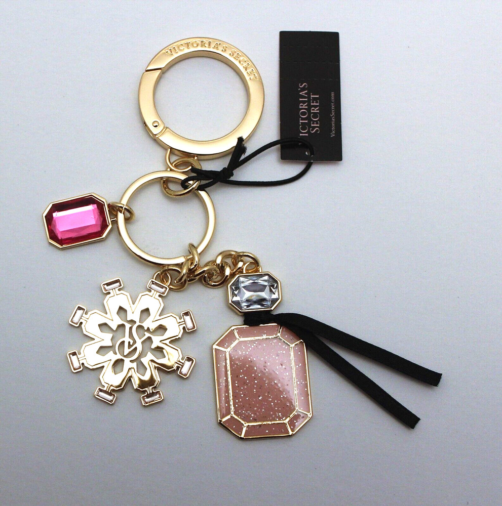 Victoria's Secret Keychain Key Ring - Bombshell Snowflake