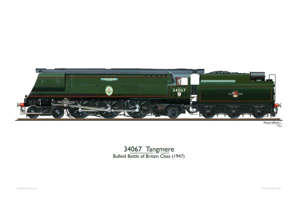 34067 Tangmere - Precision Art Print - NEW