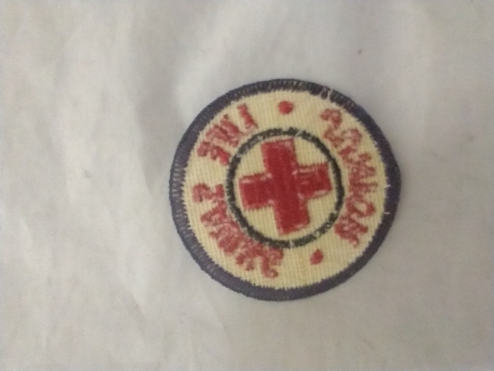 American Red Cross Life Saving Junior Embroidered Patch - Round 