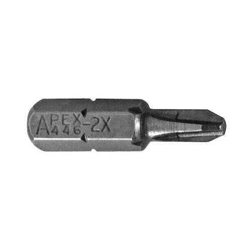 Apex 446-2X - 1/4” Hex Insert Bits - Phillips Bits 10pcs