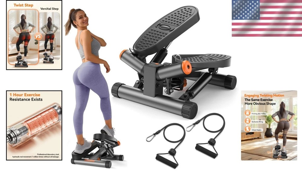 Upgraded Twist Stepper with Swing Function