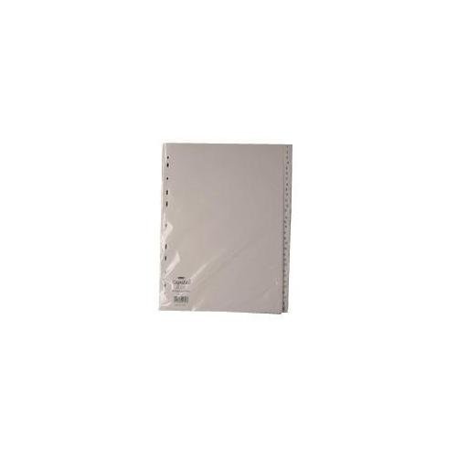 Whitebox WX01357 A4 Polypropylene Index - White