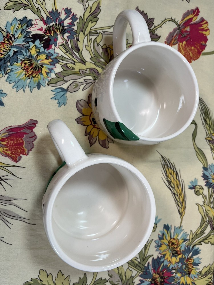 snowman stackable mugs 2 pcs set winter