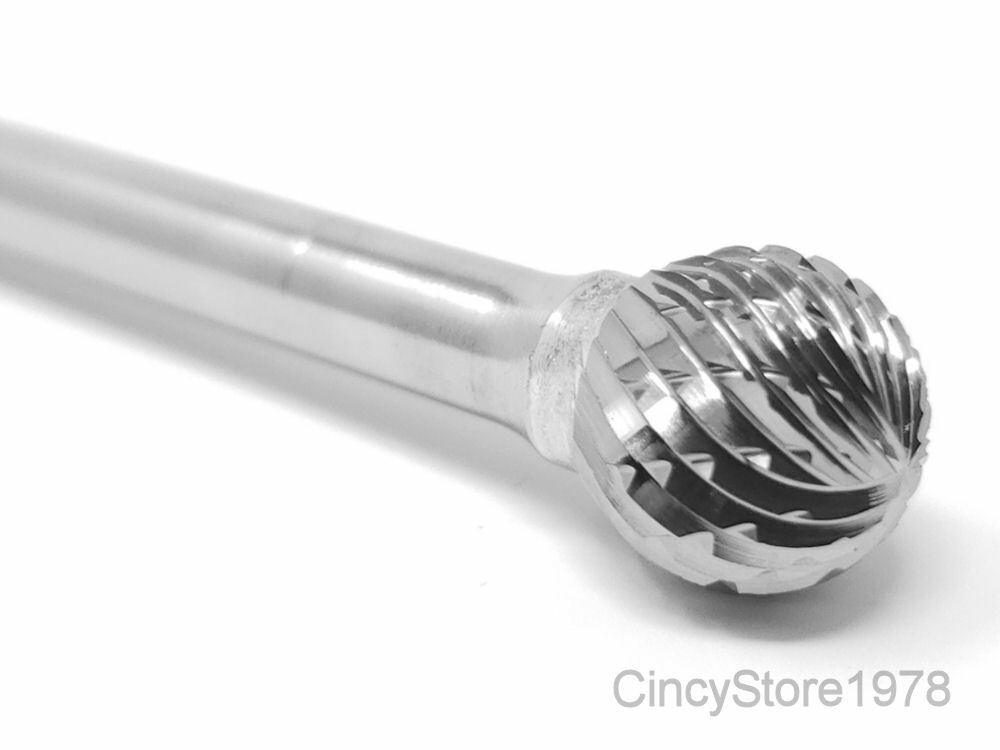 SD5L6 Carbide Burr Cylinder Head Porting Tool Ball Car Engine Manifold Header