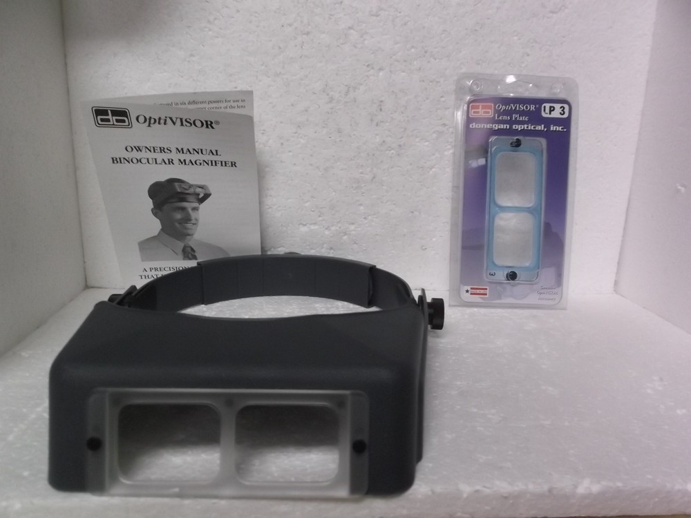 DO OPTI VISOR OPTICAL GLASS BINOCULAR MAGNIFIER