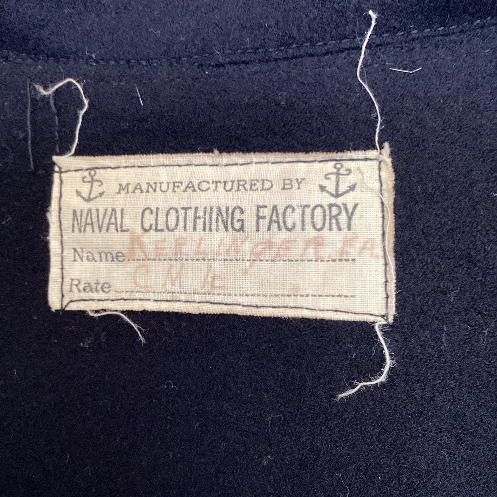 2 USN Navy Wool Cracker Jacker Uniforms 1st Class Engineering Aide & Machinists
