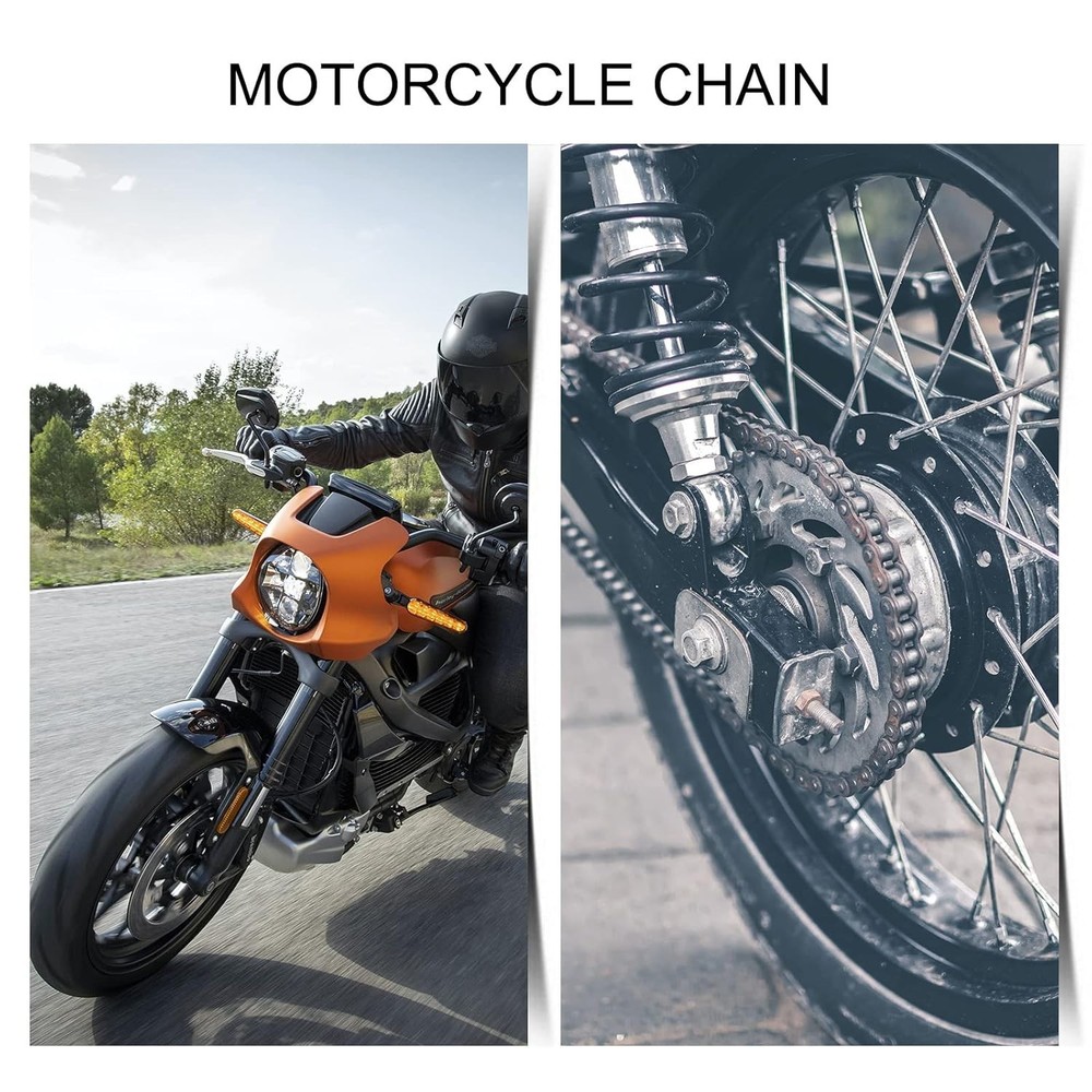 8 Heavy-Duty Chain Master Links - Easy Install Roller Links for Bikes & Karts