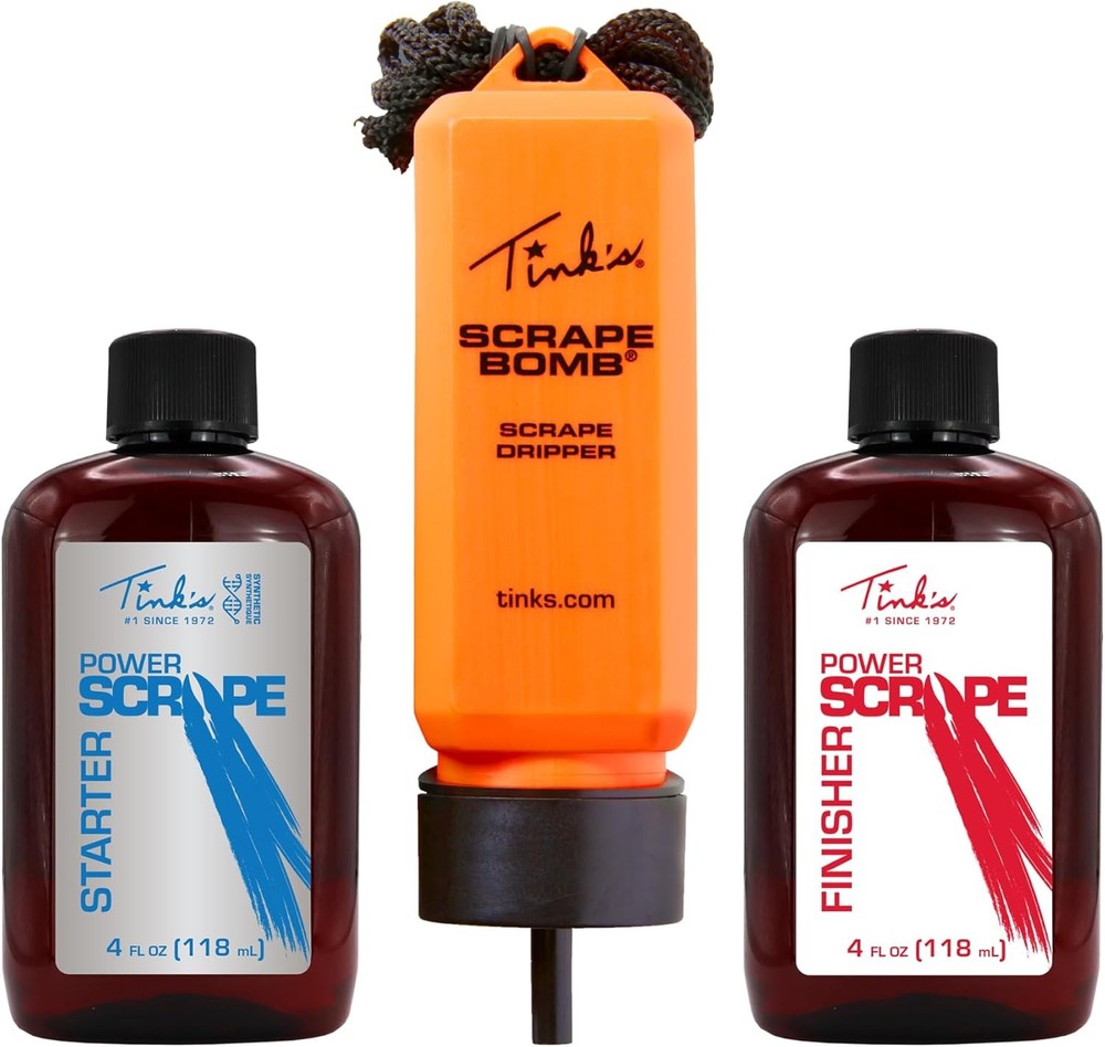 Deer attractant scent scrape kit