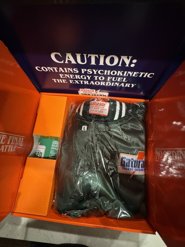 Gatorade X Stranger Things Upside Down Capsule Limited Edition Size Large