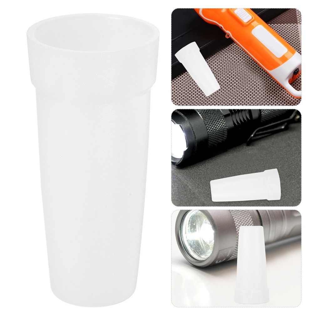 Camping Light Attachment Flashlight Diffuser Soft Light Cover Eye Protection