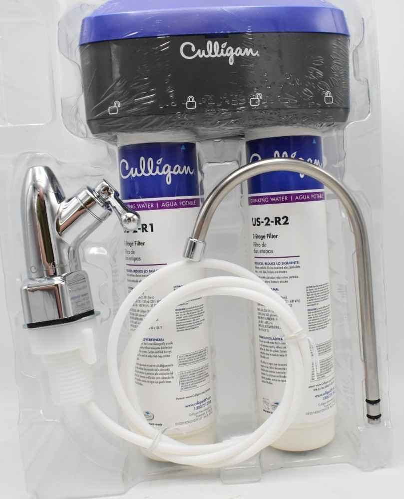Culligan US-2 Under Sink 2-Stage Water Filtration System - Open Box