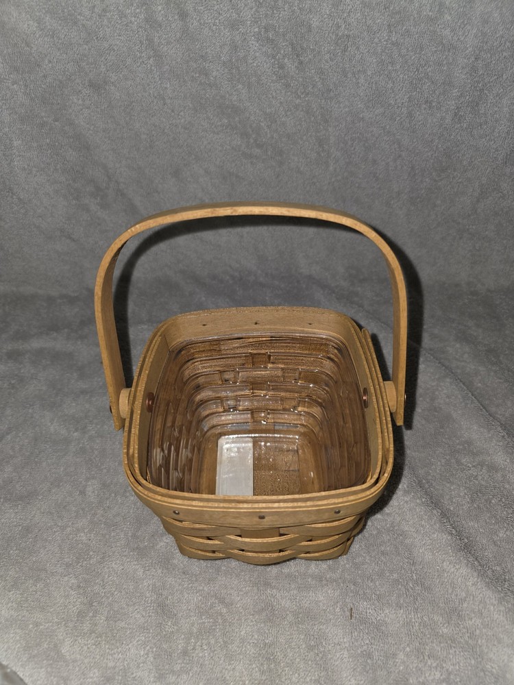 Longaberger Fall Booking Basket with Plastic Protector #10011