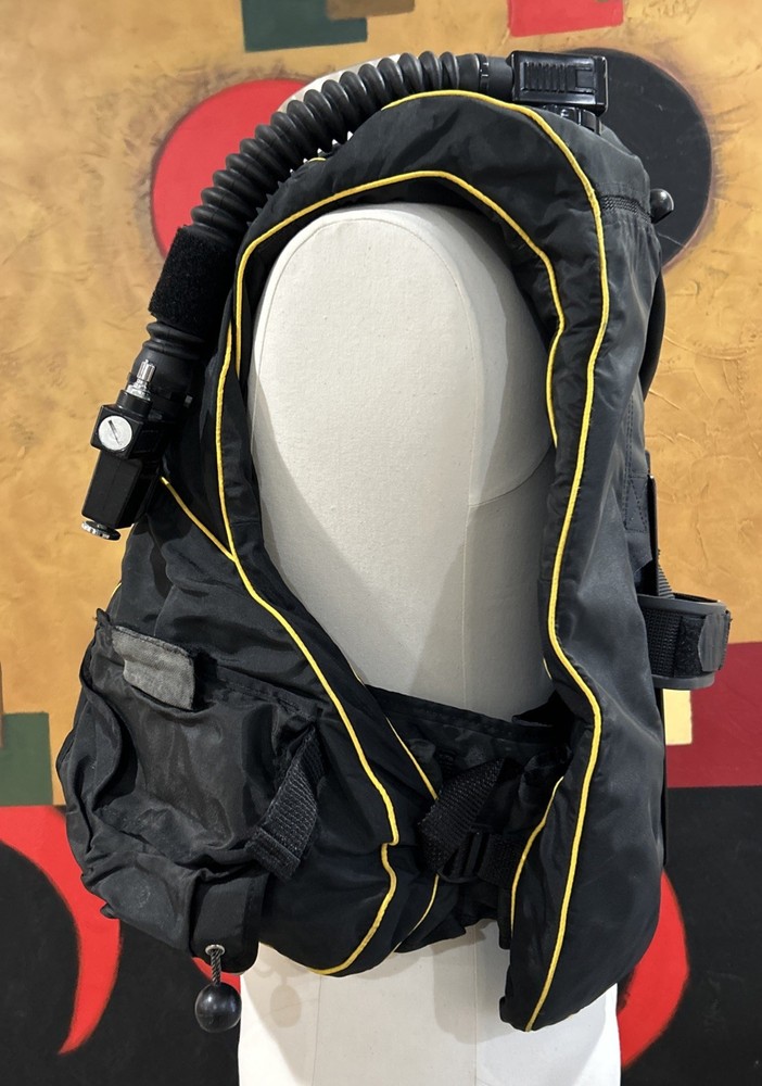 Techni Pro Scuba Diving Yellow Vest Size LARGE