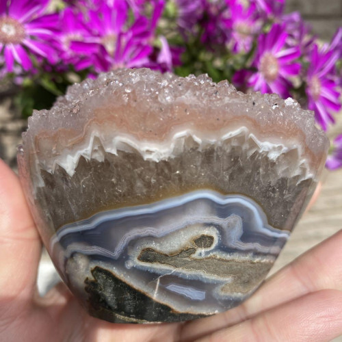 Sugar Pink Amethyst Cupcake Mold, Unique