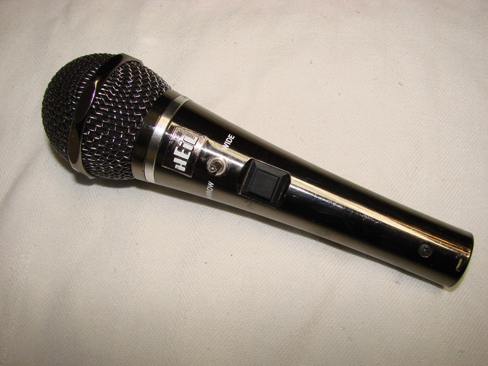VERY NICE HEIL HM-10 DUAL ELEMENT MICROPHONE BIN $79.95