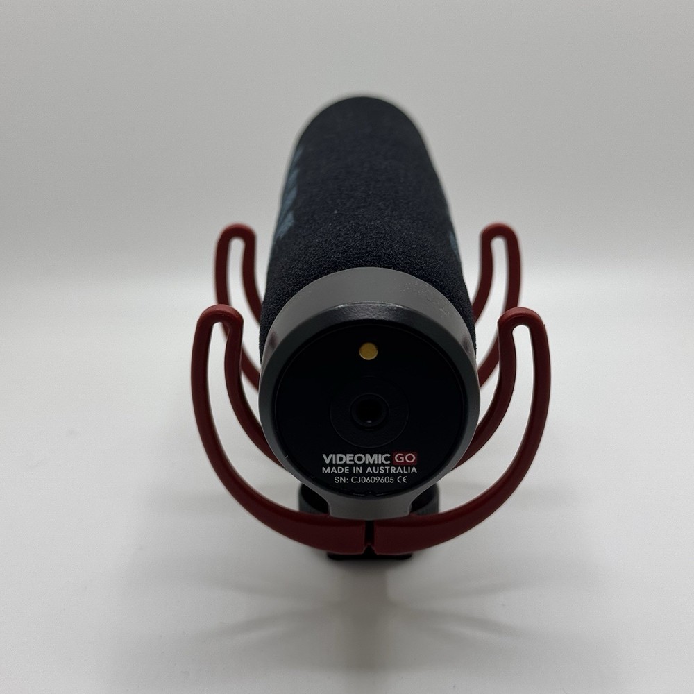 Rode VideoMic GO On-Camera Microphone 3.5mm missing auxiliary cable tested works