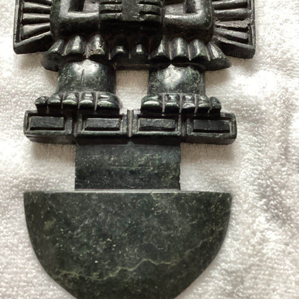Large Hand Carved Stone Peruvian Tumi