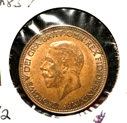 Great Britain 1932 half penny KM 837 AU/Unc