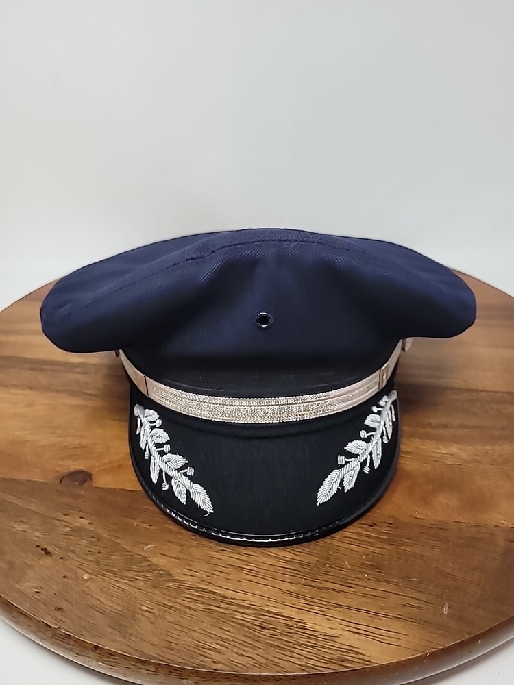 Bancroft Military Cap 7.5 Blue Silver
