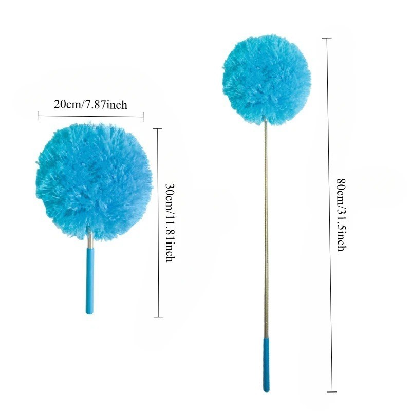 Ceiling Fan Cleaner Duster Reusable Microfiber Long Handle Washable Cleaner