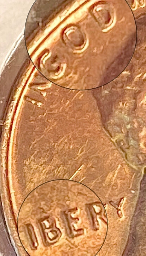 1971 Lincoln Cent - Red - Uncirculated - DDO FS-101 - Full Steps