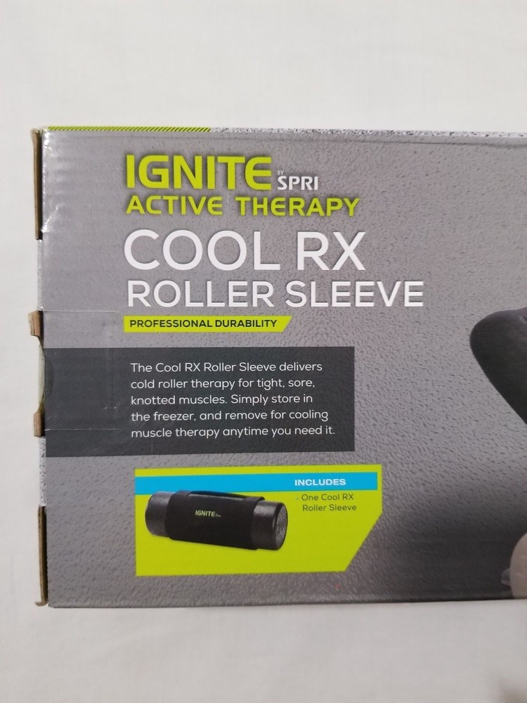 New Ignite Spri Active Therapy Cool RX Roller Sleeve Fits Most Foam Rollers