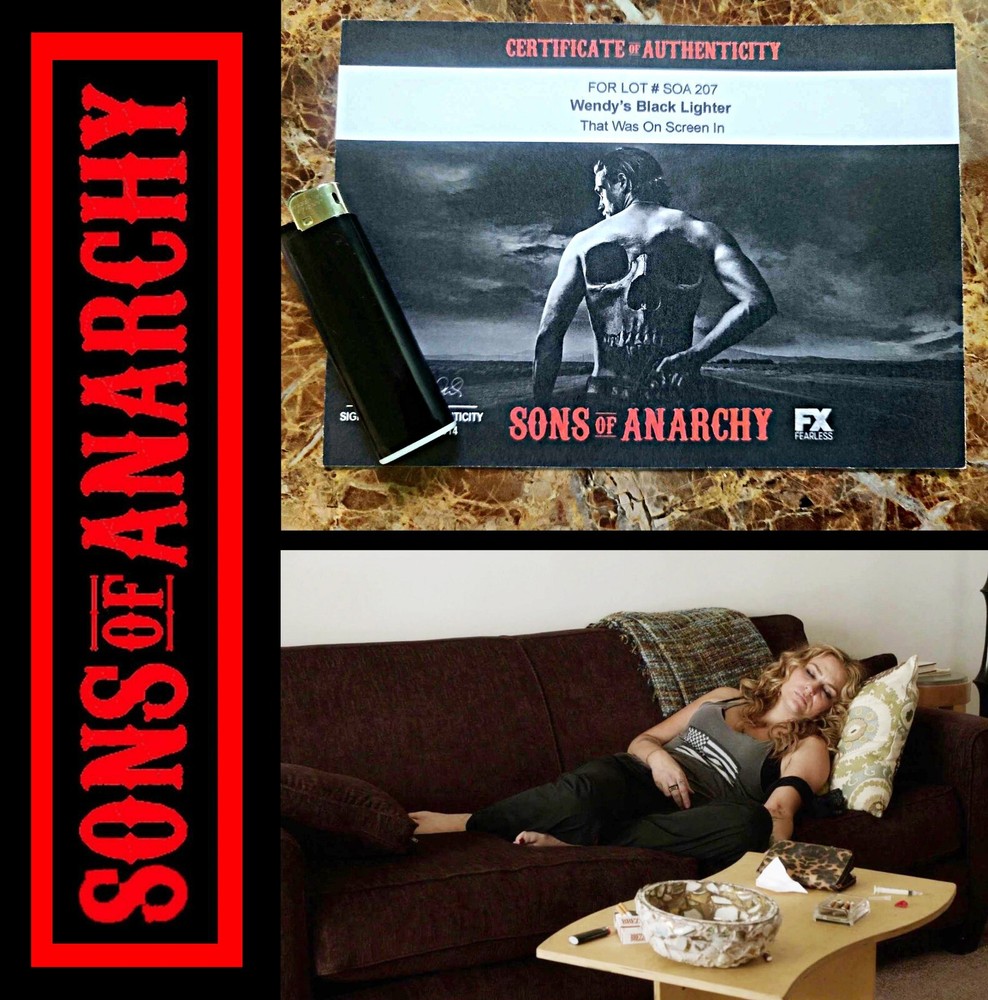 SONS OF ANARCHY: SOA Wendy/Drea de Matteo Lighter Studio COA