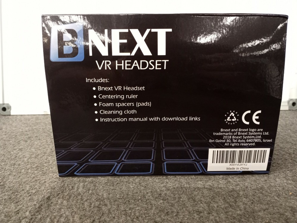 BNEXT VR Headset Compatible with iPhone & Android Phone (Blue)