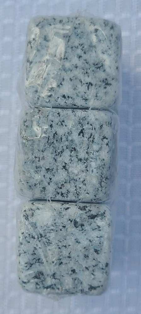 Gray Marble Whiskey Stones Reusable
