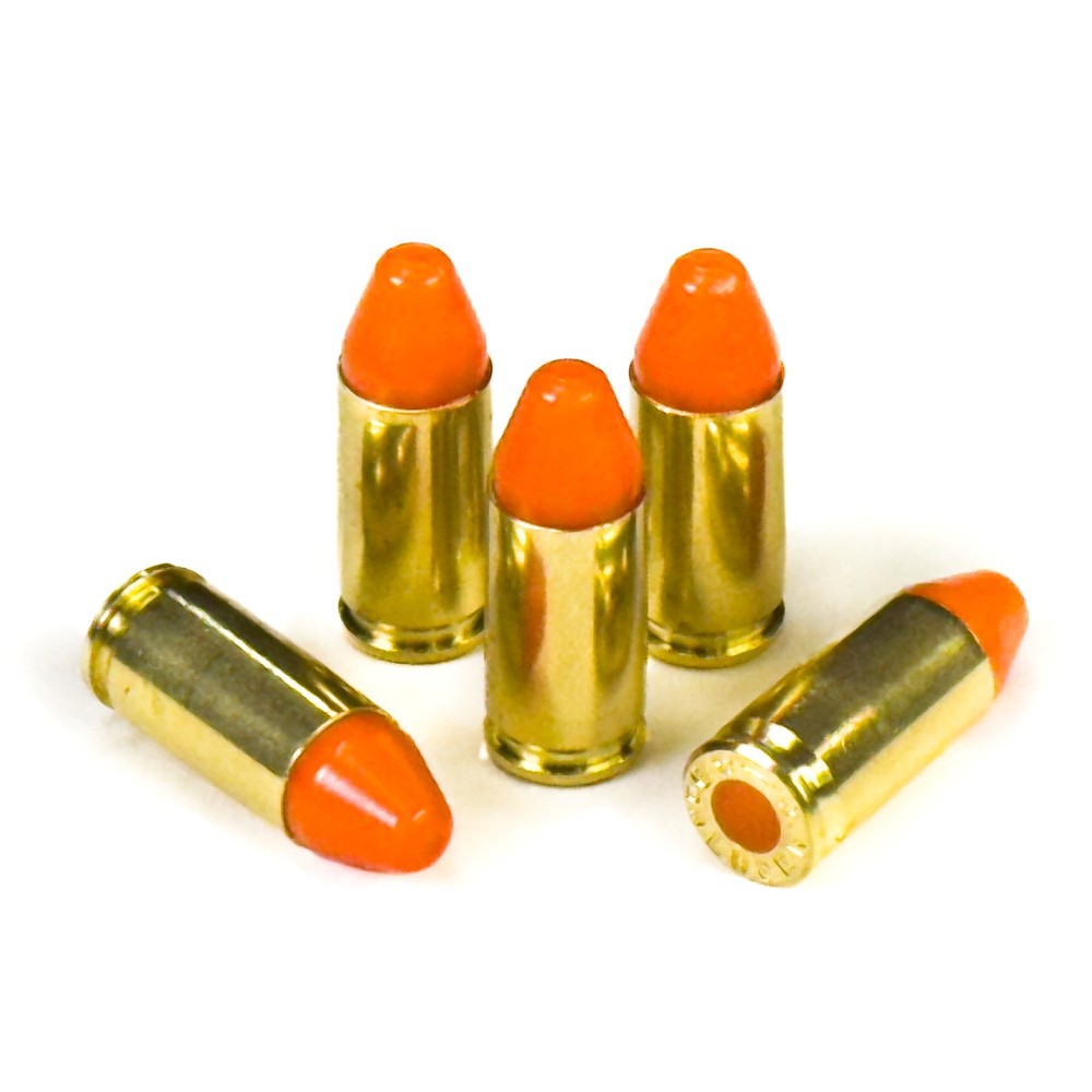 9mm Dummy Ammo Training Inert Snap Cap Rounds 5 Pack