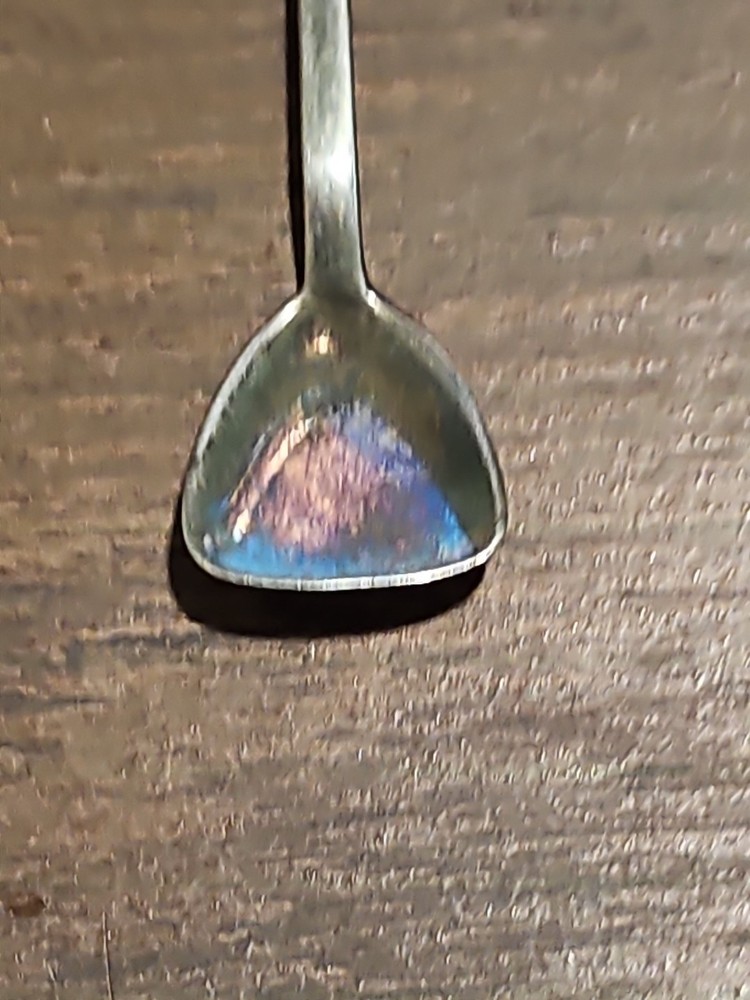 Norway Enamel Sterling Spoon