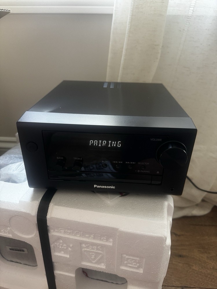 ⚠️READ⚠️Panasonic Compact Stereo System CD, Bluetooth & FM Radio (SC-PM700PP-K)