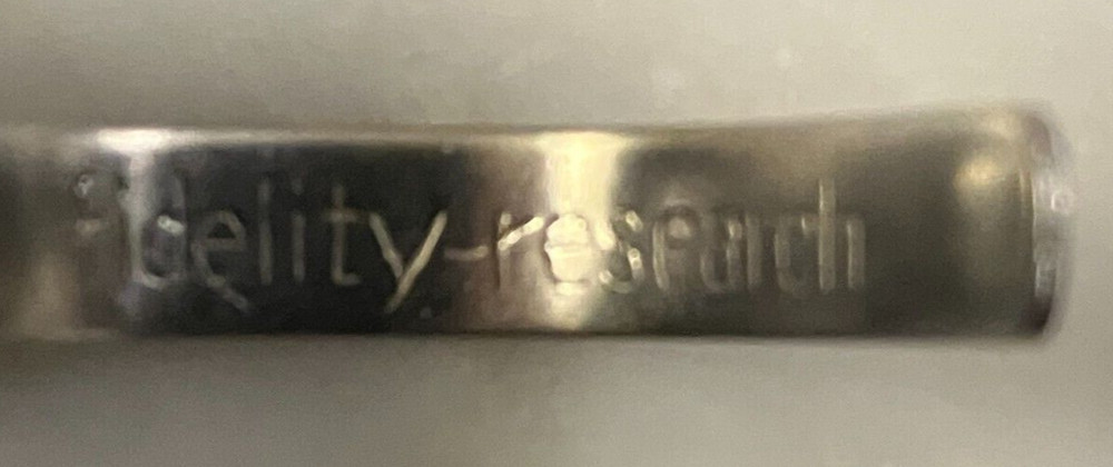 FIDELITY RESEARCH FR-S/2 BLACK HEADSHELL :