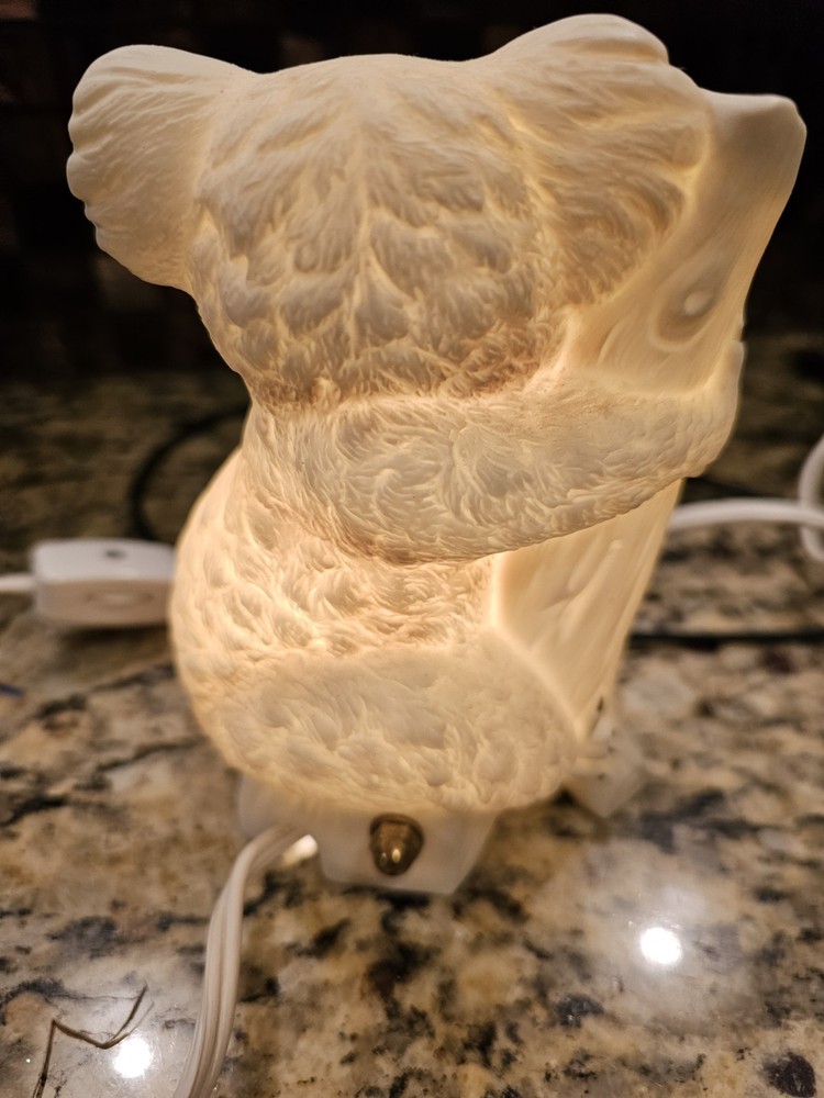 Koala Porcelain Lamp/ Night Light