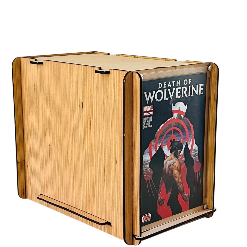 Comic Storage & Display Box PLUS Marvel's Death of Wolverine Issue #1 Comic
