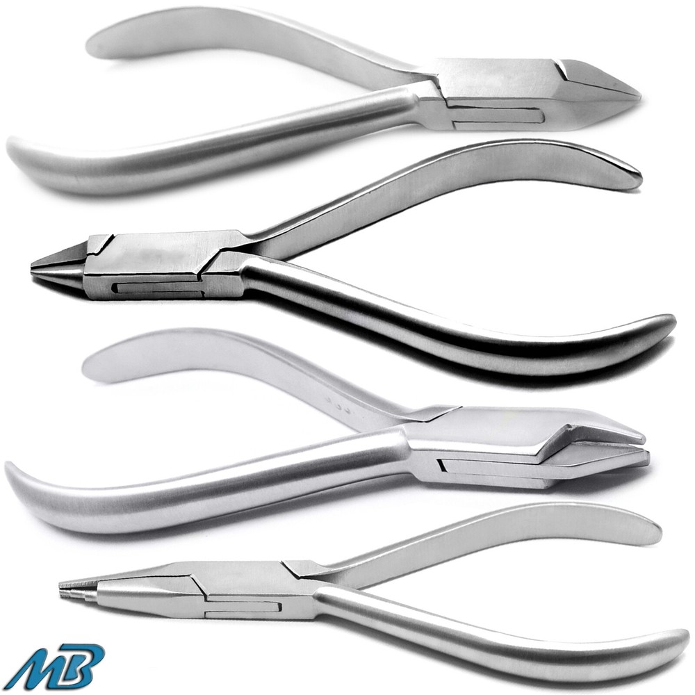 Orthodontic Braces Wire Bending Loop Forming Three Prong Pliers Dentist Tools CE