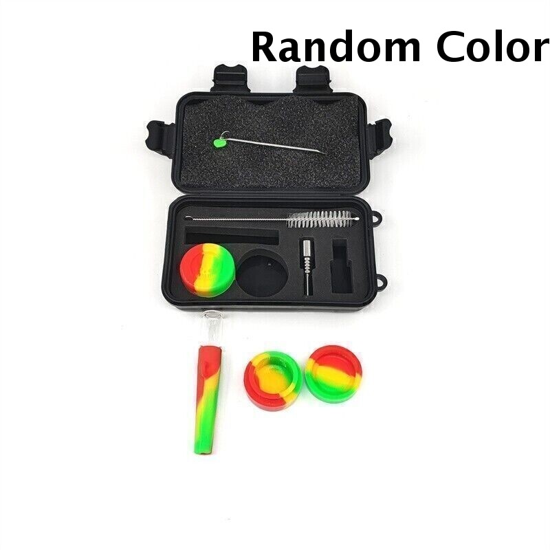 Random Colors Individual Pack Silicone Pipe Set Includes Assorted Accessories