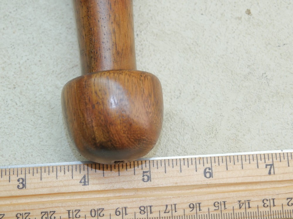 LARGE ROSEWOOD SLICK CHISEL HANDLE OLD TOOLS FOR TIMBER FRAMING CHISEL
