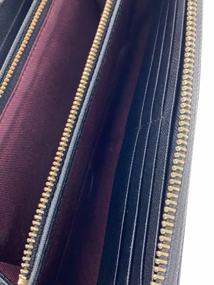 Paul Smith Long Wallet Cowhide Black Men's