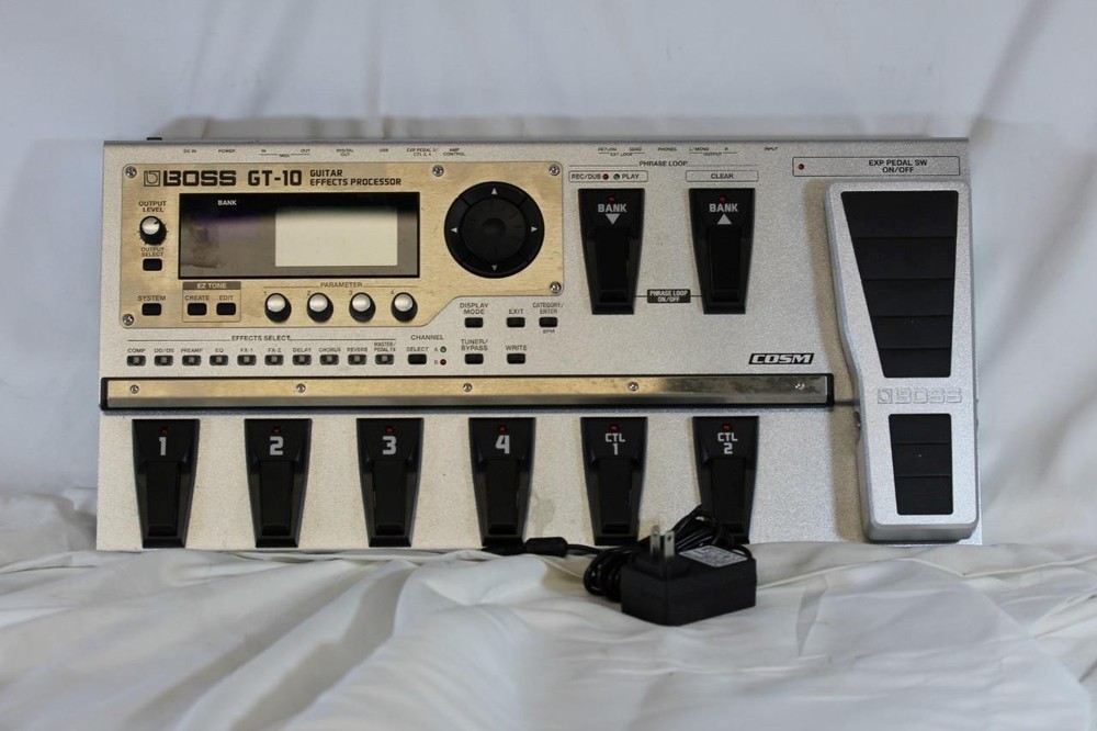 Boss GT-10 Guitar Effects Processor Pedal Board