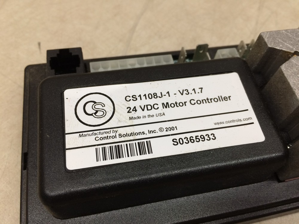 Control Solutions CS1108J-1-V3.1.7 24VDC Motor Controller