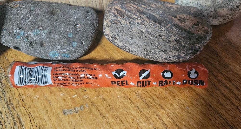 Squatch Rope Hemp Fire Starter