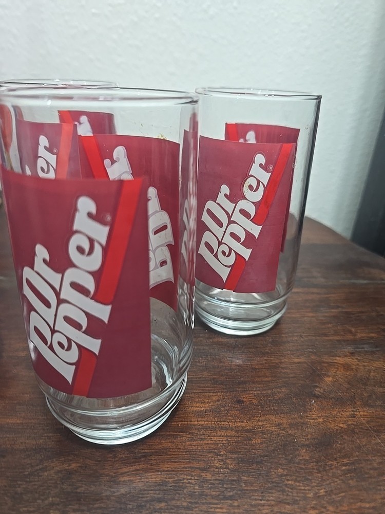 Dr Pepper Drinking Glasses