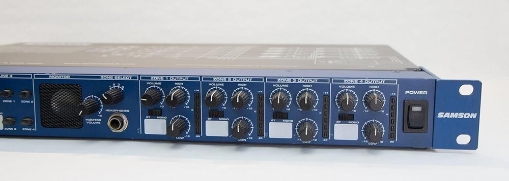 Samson S-zone 4-Input/4-Zone Stereo Mixer