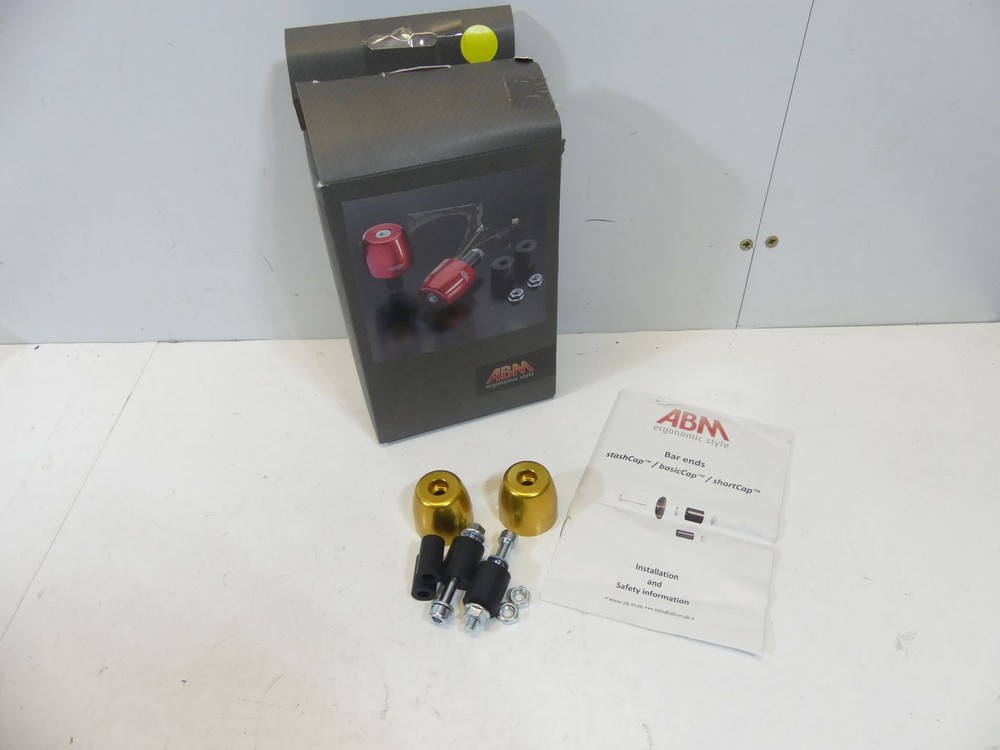 ABM StashCap Handlebar Weight Gold Anodized M01715