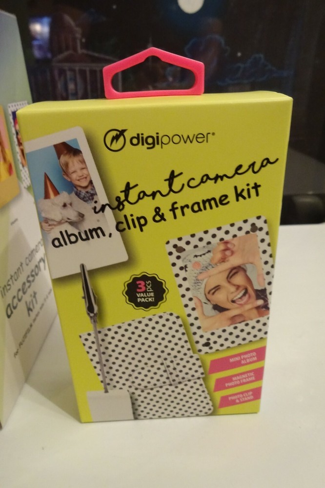 Digipower Instant Camera Accessory Kit & Album,Clip & Frame Kit NEW