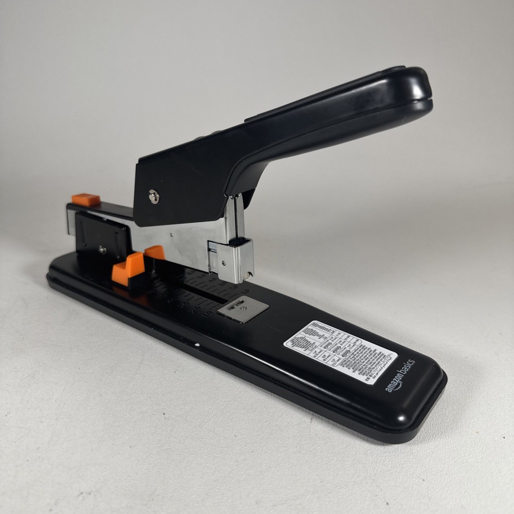 Amazon Basics Heavy-Duty Stapler, Black