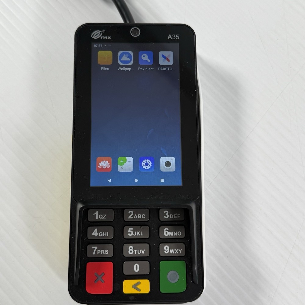 PAX A35 Terminal. Pre-owned. *Unlocked* Tested Working