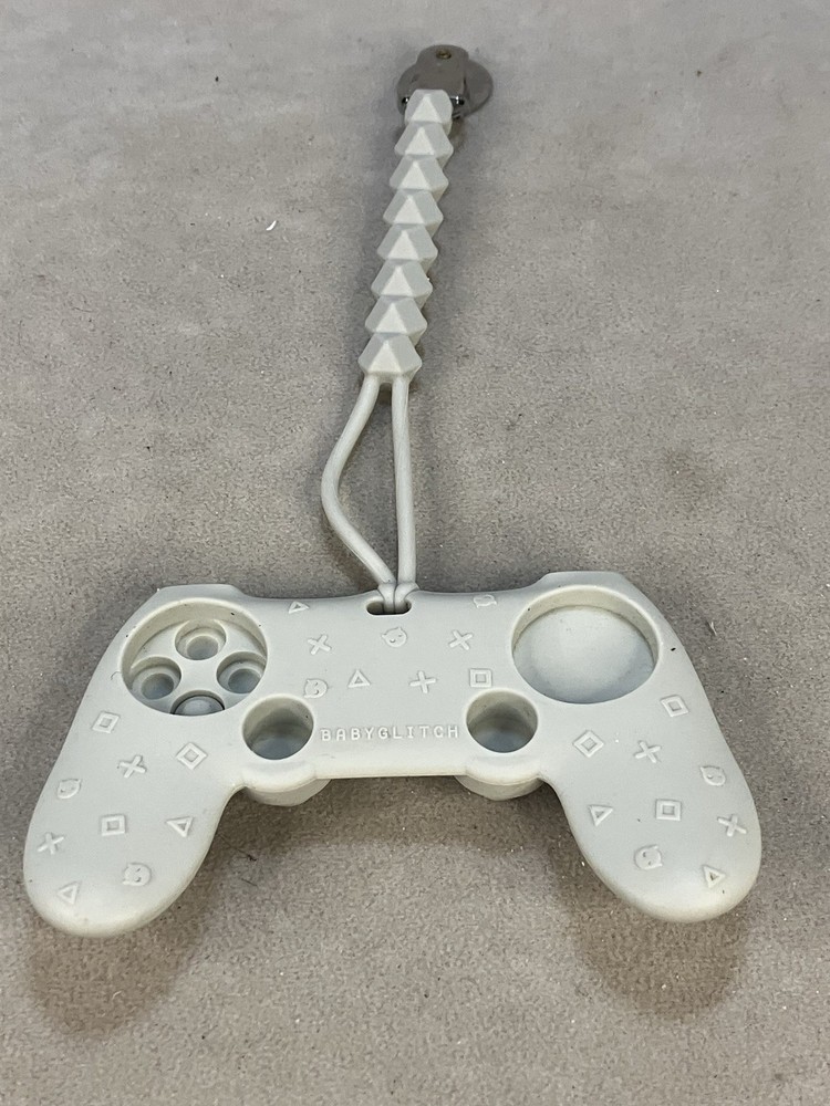 BabyGlitch "PS I Love You" video game controller teether