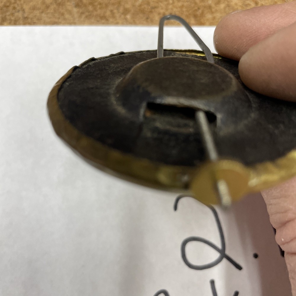 Antique Pillar & Scroll OG Medallion Pendulum Bob